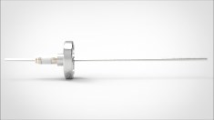 FA11135-04 Ввод вакуумный электрический 1 штырьковый на фланце CF1.33, 5 кВ, 3,6 А, диаметр штырька 0,094'', материал штырьков нержавеющая сталь, материал корпуса нержавеющая сталь 0351011653600948 - фото 9446