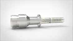 FA12239-02 Термопара типа K на фланце KF16, 5 пар, диаметр штырька 0.062, материал штырька хромель-алюмель, материал корпуса нержавеющая сталь ,без ответной чаcти 03410216500628 - фото 9502