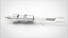 FA12329 Термопара типа K на фланце 1/2 NPT, 2 пары, материал штырька хромель-алюмель, материал корпуса нержавеющая сталь ,без ответной чаcти 03411228 - фото 9508