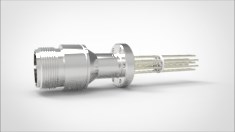 FA12661-02 Термопара типа K на фланце CF1.33(CF16), 5 пар, диаметр штырька 0.062, материал штырька хромель-алюмель, материал корпуса нержавеющая сталь ,без ответной чаcти 0341011600628 - фото 9556