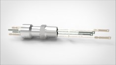 FA12329-04 Термопара типа E на фланце 1/2 NPT, 2 пары, материал штырька хромель-константан, материал корпуса нержавеющая сталь ,без ответной чаcти 03441228 - фото 9577