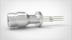 FA12534-02 Термопара типа K на фланце CF1.33(CF16), 3 пары, диаметр штырька 0.062, материал штырька хромель-алюмель, материал корпуса нержавеющая сталь ,без ответной чаcти 03410116300628 - фото 9604
