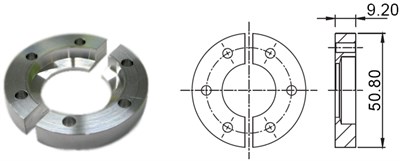 Хомут KF16 (NW16) накидной, алюминий 020201414416468 - фото 9904