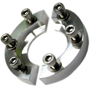 Набор хомут KF25 (NW25) накидной с болтами и шайбами, алюминий 0202014141258