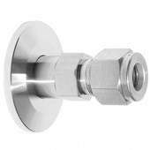 Адаптер фланцевый с KF40 (NW40) на Swagelok 3/4 дюйма, нержавеющая сталь 304L 02011224034