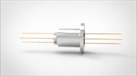 FA11645 Ввод вакуумный электрический 4х штырьковый на фланце KF16, 3 кВ, 27 А, диаметр штырька 0,05'', материал штырьков медь, материал корпуса нержавеющая сталь 035402163270058
