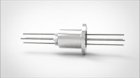 FA11645-02 Ввод вакуумный электрический 4х штырьковый на фланце KF16, 3 кВ, 13,5 А, диаметр штырька 0,05'', материал штырьков молибден, материал корпуса нержавеющая сталь 0354021631350058