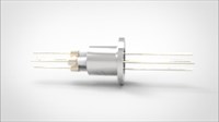 FA11649-03 Ввод вакуумный электрический 4х штырьковый на фланце KF16, 6 кВ, 8,2 А, диаметр штырька 0,05'', материал штырьков никель, материал корпуса нержавеющая сталь 035402166820058