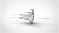 FA11650-03 Ввод вакуумный электрический 2х штырьковый на фланце CF1.33, 6 кВ, 8,2 А, диаметр штырька 0,05'', материал штырьков никель, материал корпуса нержавеющая сталь 035201166820058