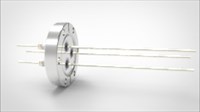 FA11670-03 Ввод вакуумный электрический 3х штырьковый на фланце CF2.75, 5 кВ, 16,5 А, диаметр штырька 0,094'', материал штырьков никель, материал корпуса нержавеющая сталь 03530140516500948