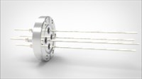 FA11672-03 Ввод вакуумный электрический 4х штырьковый на фланце CF2.75, 5 кВ, 16,5 А, диаметр штырька 0,094'', материал штырьков никель, материал корпуса нержавеющая сталь 03540140516500948