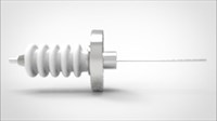 FA12140 Ввод вакуумный электрический 1 штырьковый на фланце CF2.75, 30 кВ, 3,6 А, диаметр штырька 0,094'', материал штырьков нержавеющая сталь, материал корпуса нержавеющая сталь 03510140303600948