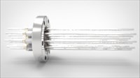 FA12278-04 Ввод вакуумный электрический 12 штырьковый на фланце CF2.75, 5 кВ, 3,6 А, диаметр штырька 0,094'', материал штырьков нержавеющая сталь, материал корпуса нержавеющая сталь 03512014053600948