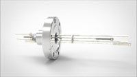 FA13496-05 Термопарный вакуумный ввод типа K на фланце CF2.75(CF40), 1 пара, диаметр штырька 0.094', 5 кВ, 16,5 А, материал штырька хромель-алюмель, материал корпуса нержавеющая сталь 034101401009451658