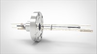 FA13496-06 Термопарный вакуумный ввод типа J на фланце CF2.75(CF40), 1 пара, диаметр штырька 0.094', 5 кВ, 16,5 А, материал штырька железо-константан, материал корпуса нержавеющая сталь 034301401009451658