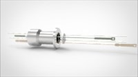 FA16269-04 Термопарный вакуумный ввод типа  на фланце KF16, 1 пара, диаметр штырька 0.050', 3 кВ, 27 А, материал штырька хромель-константан, материал корпуса нержавеющая сталь 0340216100503278