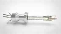 FA13539-04 Термопара типа E на фланце CF1.33(CF16), 3 пары, материал штырька хромель-константан, материал корпуса нержавеющая сталь ,без ответной чаcти 0344011638