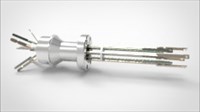 FA13794-04 Термопара типа E на фланце CF1.33(CF16), 5 пар, материал штырька хромель-константан, материал корпуса нержавеющая сталь ,без ответной чаcти 0344011658