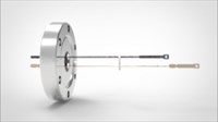 FA14266-02 Термопара типа J на фланце CF2.75(CF40), 1 пара, материал штырька железо-константан, материал корпуса нержавеющая сталь ,без ответной чаcти 0343014018