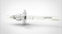 FA20547-05 Термопарный вакуумный ввод типа K на фланце KF40, 1 пара, диаметр штырька 0.094', 5 кВ, 16,5 А, материал штырька хромель-алюмель, материал корпуса нержавеющая сталь 034102401009451658