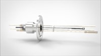 FA20547-06 Термопарный вакуумный ввод типа J на фланце KF40, 1 пара, диаметр штырька 0.094', 5 кВ, 16,5 А, материал штырька железо-константан, материал корпуса нержавеющая сталь 034302401009451658