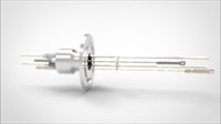 FA20547-08 Термопарный вакуумный ввод типа E на фланце KF40, 1 пара, диаметр штырька 0.094', 5 кВ, 16,5 А, материал штырька хромель-константан, материал корпуса нержавеющая сталь 034402401009451658