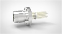 FA20895-02 Термопара типа K на фланце CF2.75(CF40), 10 пар, диаметр штырька 0.062, материал штырька хромель-алюмель, материал корпуса нержавеющая сталь ,без ответной чаcти 034101401000628