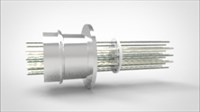 FA20897-02 Термопара типа K на фланце KF40, 10 пар, диаметр штырька 0.062, материал штырька хромель-алюмель, материал корпуса нержавеющая сталь ,без ответной чаcти 034102401000628