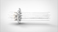 FA12692-04 Ввод вакуумный электрический 12 штырьковый на фланце KF50, 5 кВ, 3,6 А, диаметр штырька 0,094'', материал штырьков нержавеющая сталь, материал корпуса нержавеющая сталь 03512025053600948