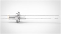 FA13275-04 Ввод вакуумный электрический 2х штырьковый на фланце CF1.33, 12 кВ, 3,6 А, диаметр штырька 0,094'', материал штырьков нержавеющая сталь, материал корпуса нержавеющая сталь 03520116123600948