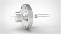 FA13325 Ввод вакуумный электрический 4х штырьковый на фланце CF2.75, 5 кВ, 4,8 А, диаметр штырька 0,062'', материал штырьков алюмель, материал корпуса нержавеющая сталь 0354014054800628