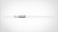 FA13481-03 Ввод вакуумный электрический 1 штырьковый под приварку, 1 кВ, 5 А, диаметр штырька 0,032”, материал штырька никель, материал корпуса нержавеющая сталь 03511500328