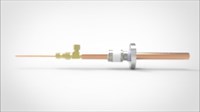 FA13510 Ввод вакуумный электрический 1 штырьковый на фланце CF2.75, 8 кВ, 1000 А, диаметр штырька 0,75”, материал штырька теллур, материал корпуса нержавеющая сталь, водоохлаждаемый 03510140810000758