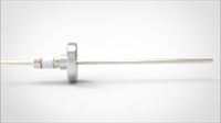 FA13865-03 Ввод вакуумный электрический 1 штырьковый на фланце CF1.33, 5 кВ, 30 А, диаметр штырька 0,154'', материал штырьков никель, материал корпуса нержавеющая сталь 0351011653001548