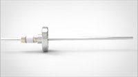FA13865-04 Ввод вакуумный электрический 1 штырьковый на фланце CF1.33, 5 кВ, 6,5 А, диаметр штырька 0,154'', материал штырьков нержавеющая сталь, материал корпуса нержавеющая сталь 0351011656501548