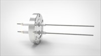 FA14055-02 Ввод вакуумный электрический 2х штырьковый на фланце CF2.75, 20 кВ, 26 А, диаметр штырька 0,094'', материал штырьков молибден, материал корпуса нержавеющая сталь 03520140202600948