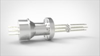 FA14258 Ввод вакуумный электрический 6 штырьковый на фланце CF1.33, 5 кВ, 4,8 А, диаметр штырька 0,062'', материал штырьков алюмель, материал корпуса нержавеющая сталь 035601164800628
