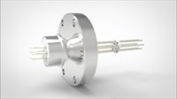FA14260 Ввод вакуумный электрический 6 штырьковый на фланце CF2.75, 5 кВ, 4,8 А, диаметр штырька 0,062'', материал штырьков алюмель, материал корпуса нержавеющая сталь 035014054800628