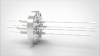 FA14310-04 Ввод вакуумный электрический 4х штырьковый на фланце CF2.75, 14 кВ, 3,6 А, диаметр штырька 0,094'', материал штырьков нержавеющая сталь, материал корпуса нержавеющая сталь 03540140143600948