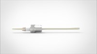 FA14321-03 Ввод вакуумный электрический 1 штырьковый на фланце NPT 1/2, 5 кВ, 56 А, диаметр штырька 0,25'', материал штырьков никель, материал корпуса нержавеющая сталь 03515560258
