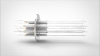 FA14467-04 Ввод вакуумный электрический 12 штырьковый на фланце KF50, 12 кВ, 3,6 А, диаметр штырька 0,094'', материал штырьков нержавеющая сталь, материал корпуса нержавеющая сталь 03512025012360094