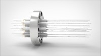 FA14930-04 Ввод вакуумный электрический 12 штырьковый на фланце CF3.375, 12 кВ, 3,6 А, диаметр штырька 0,094'', материал штырьков Нержавеющая сталь, материал корпуса нержавеющая сталь 035120150123600948