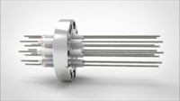 FA14930-02 Ввод вакуумный электрический 12 штырьковый на фланце CF3.375, 12 кВ, 28 А, диаметр штырька 0,094'', материал штырьков Молибден, материал корпуса нержавеющая сталь 035120150122800948
