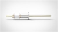 FA14941-03 Ввод вакуумный электрический 1 штырьковый на фланце KF16, 8 кВ, 98 А, диаметр штырька 0,375'', материал штырьков никель, материал корпуса нержавеющая сталь 0351021689803758