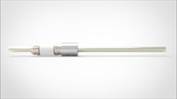 FA10345-03 Ввод вакуумный электрический 1 штырьковый под приварку, 12 кВ, 56 А, диаметр штырька 0,25'', материал штырьков никель, материал корпуса нержавеющая сталь 035112560258