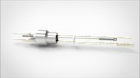 FA11473-05 Термопарный вакуумный ввод типа K на фланце под приварку, 1 пара, диаметр штырька 0.094', 5 кВ, 16,5 А, материал штырька хромель-алюмель, материал корпуса нержавеющая сталь, с ответной частью 03411009451658