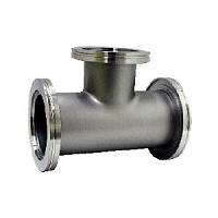 Тройник с фланцами ISO-K 100, нержавеющая сталь 304L 030201381008