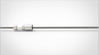 FA10463-02 Ввод вакуумный электрический 1 штырьковый под приварку, 5 кВ, 50 А, диаметр штырька 0,154'', материал штырьков молибден, материал корпуса нержавеющая сталь 035155001548