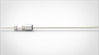 FA10463-03 Ввод вакуумный электрический 1 штырьковый под приварку, 5 кВ, 30 А, диаметр штырька 0,154'', материал штырьков никель, материал корпуса нержавеющая сталь 035153001548