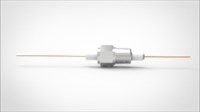 FA10490 Ввод вакуумный электрический 1 штырьковый на фланце на фланце NPT 3/8, 5 кВ, 27 А, диаметр штырька 0,05'', материал штырьков медь, материал корпуса нержавеющая сталь 0351385270058